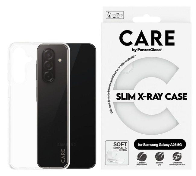 CARE by PanzerGlass Fashion X-Ray Case for Samsung Galaxy A26 5G - Transparent