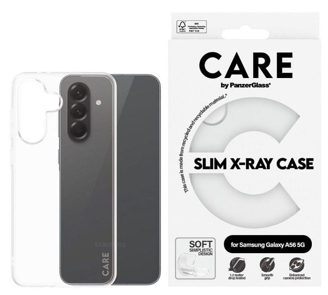 CARE by PanzerGlass Fashion X-Ray Case for Samsung Galaxy A56 5G - Transparent