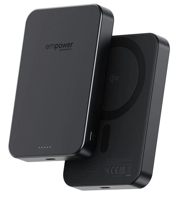 EXTERNAL BATTERY EMPOWER Wireless Charge 10 Ah Black