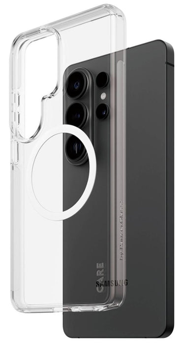 CARE by PanzerGlass Urban Explorer Transparent Case w. White Qi for Samsung Galaxy S26 Ultra - transparent