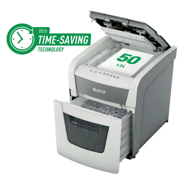 Paper Shredder Leitz IQ Autofeed 50X P4 20 L - Електроника Периферни и резервни части<<<Компютри|