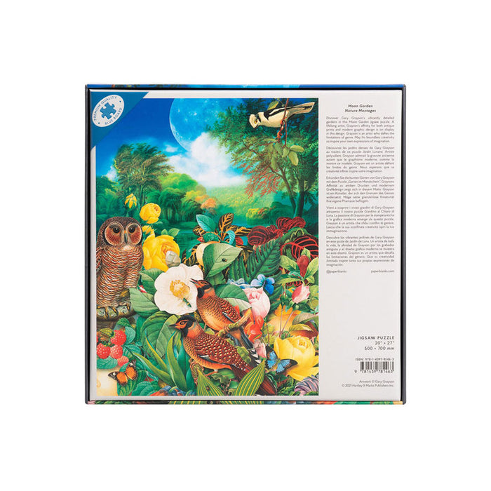 PAPERBLANKS MOON GARDEN PUZZLE 1000 PIECES