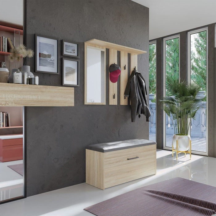 PARMA closet 100x35x180 cm oak sonoma - Furniture setsMEP-ZES<<<Hall furnitureMEP<<<ActionPL