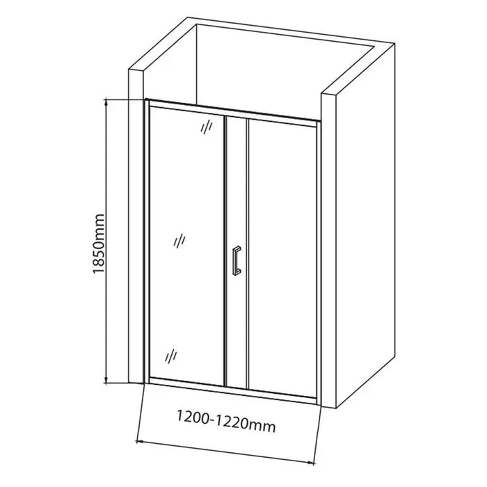 PARTITION SCREEN 120X185 FORMA VITA SW-001D - Преградни стени и паравани<<<Душкабини и сауни<<<Баня<<<Praktiker