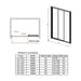 PARTITION SCREEN 120X185 INTER CERAMIC 120/31 - Преградни стени и паравани<<<Душкабини и сауни<<<Баня<<<Praktiker