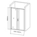 PARTITION SCREEN 130X185 FORMA VITA SW-001D - Преградни стени и паравани<<<Душкабини и сауни<<<Баня<<<Praktiker
