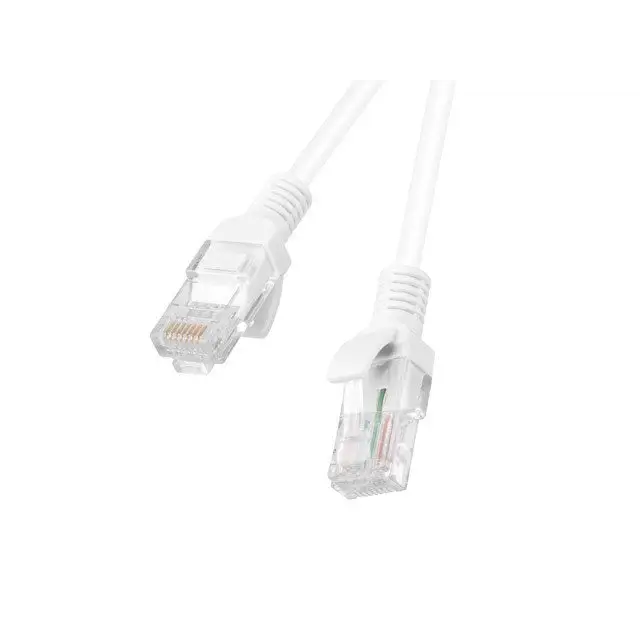 PATCHCORD KAT.6 UTP 3M BIAŁY FLUKE PASSED LANBERG 10-PACK - PatchcableKGW-PAT<<<Cables jacks and plugsKGW<<<ActionPL