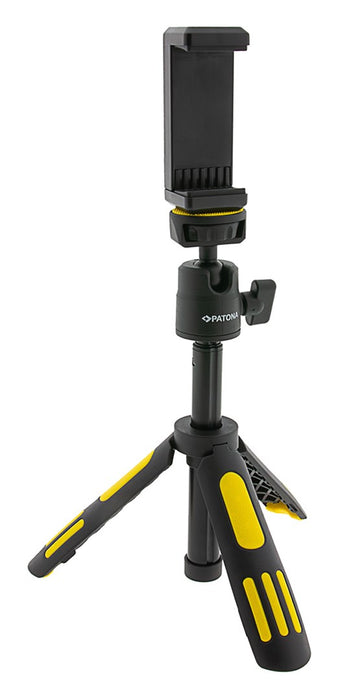 PATONA Premium Adjustable tripod with smartphone holder Black, Yellow