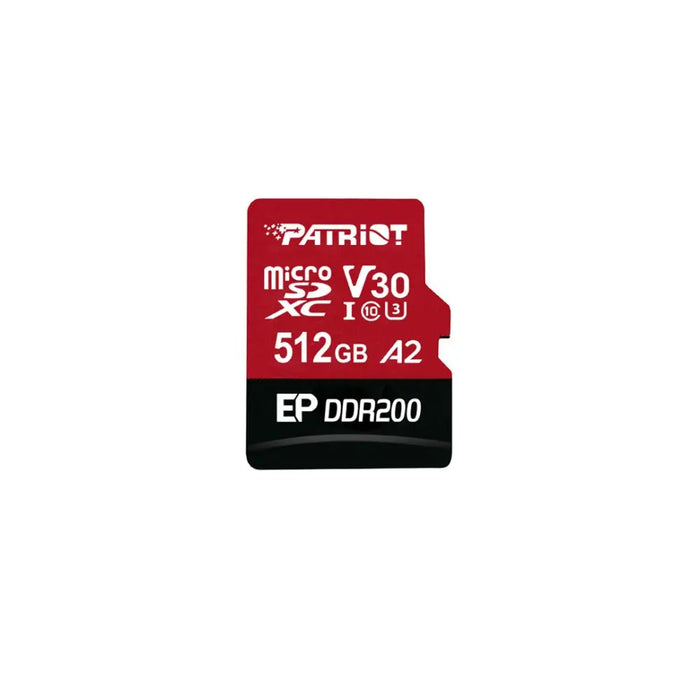Patriot Memory EP DDR200 memory card 512GB MicroSDXC 160/120 MB/s (PEF512GEP33MCX) - SecureDigital flash