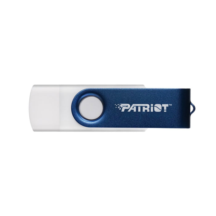 Patriot Memory 64GB Xporter X550 USB flash drive Dual USB A+C (PS64GX550AAD) White, Blue