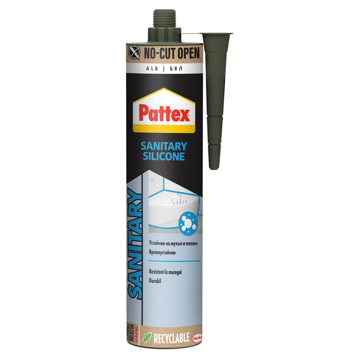 SANITARY SILICONE PATTEX WHITE