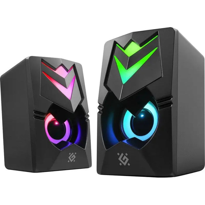 PC Speakers 2.0 DEFENDER J4 2.0 6W LED USB black - SpeakersPER-GLO<<<Input / Output DevicesPER<<<ActionPL