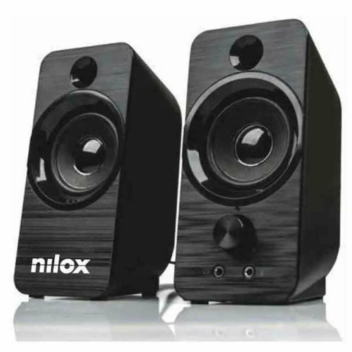PC Speakers Nilox NXAPC02 6W Black - Електроника Звук<<<Компютри| Електроника<<<BigBuy&&&Говорители<<<Електроника