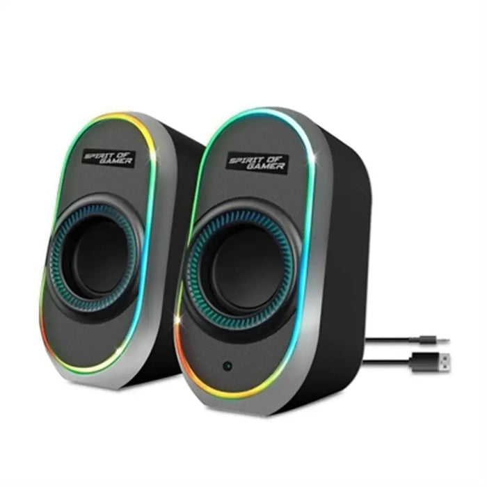 PC Speakers Spirit of Gamer SP-5500BK Black 3 W 6 W - Електроника Периферни и резервни части<<<Компютри|