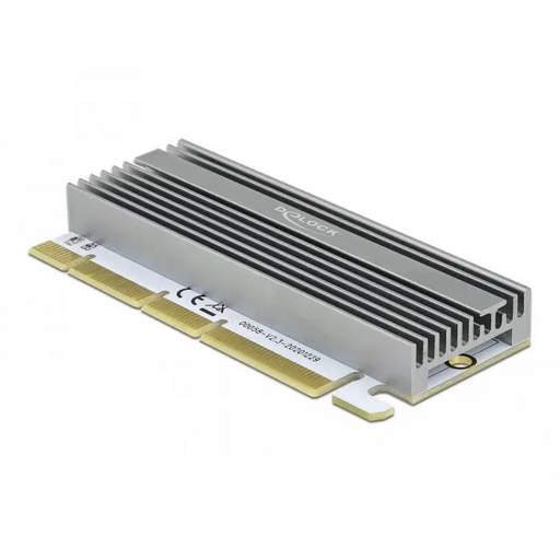 PCI Express x16 (x1 / x4 / x8) card Delock for M.2 NVMe M.2 Key M RGB LED - Входно-изходни контролери<<<Компютърни