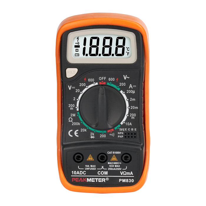 MULTISET PEAKMETER PM830