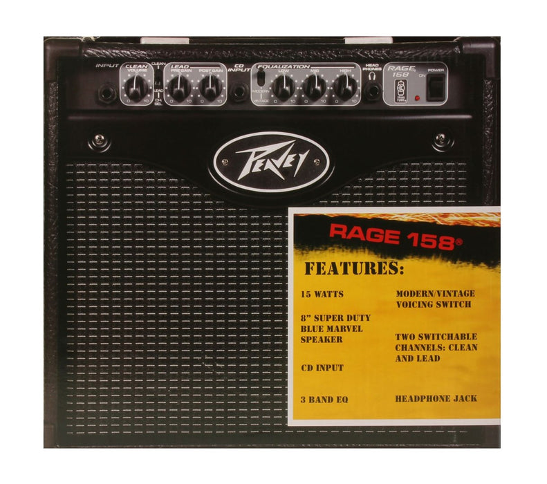 Peavey Electronics Rage 158 - 15W guitar amplifier
