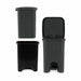 Pedal bin Stefanplast Elegance Grey Plastic 20 L (6 Units) - Почистване Прахосмукачки И Гладене<<<Дом