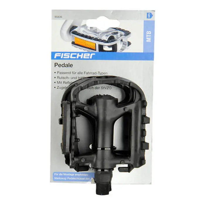 PEDALS UNIVERSAL WITH FISCHER REFLECTOR - Аксесоари за велосипеди<<<Велосипеди и аксесоари<<<Авто и