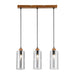 PENDANT 3XE27 SMOKED GLASS VIVALUX AMIRA - Пендели<<<Вътрешно осветление<<<Осветление<<<Praktiker&&&Пендели<<<Вътрешно
