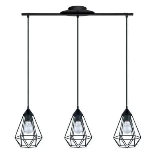 PENDANT 3XH27 BLACK GRID EGLO TARBES - Пендели<<<Вътрешно осветление<<<Осветление<<<Praktiker&&&Пендели<<<Вътрешно