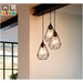 PENDANT 3XH27 BLACK GRID EGLO TARBES - Пендели<<<Вътрешно осветление<<<Осветление<<<Praktiker&&&Пендели<<<Вътрешно