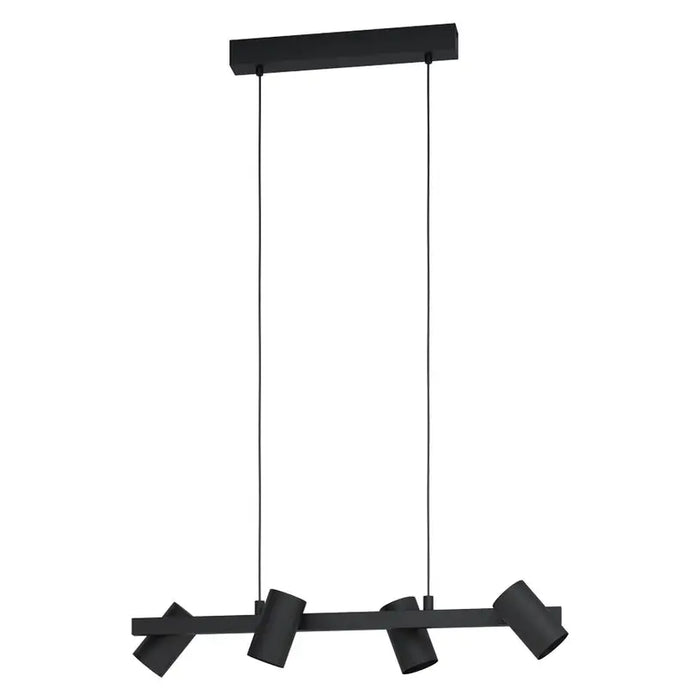PENDANT 4XE14 BLACK EGLO GATUELA 1 - Пендели<<<Вътрешно осветление<<<Осветление<<<Praktiker&&&Пендели<<<Вътрешно