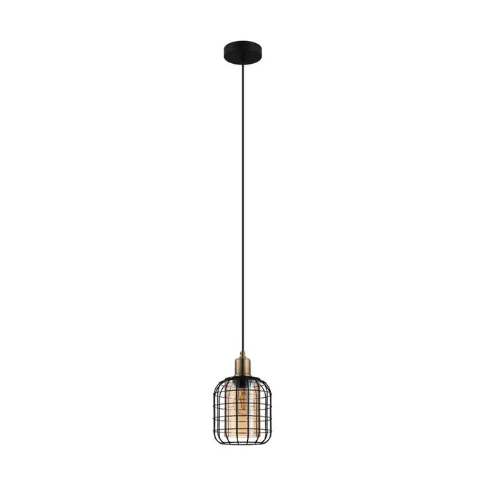 PENDANT E27 BLACK EGLO CHISLE - Пендели<<<Вътрешно осветление<<<Осветление<<<Praktiker&&&Пендели<<<Вътрешно