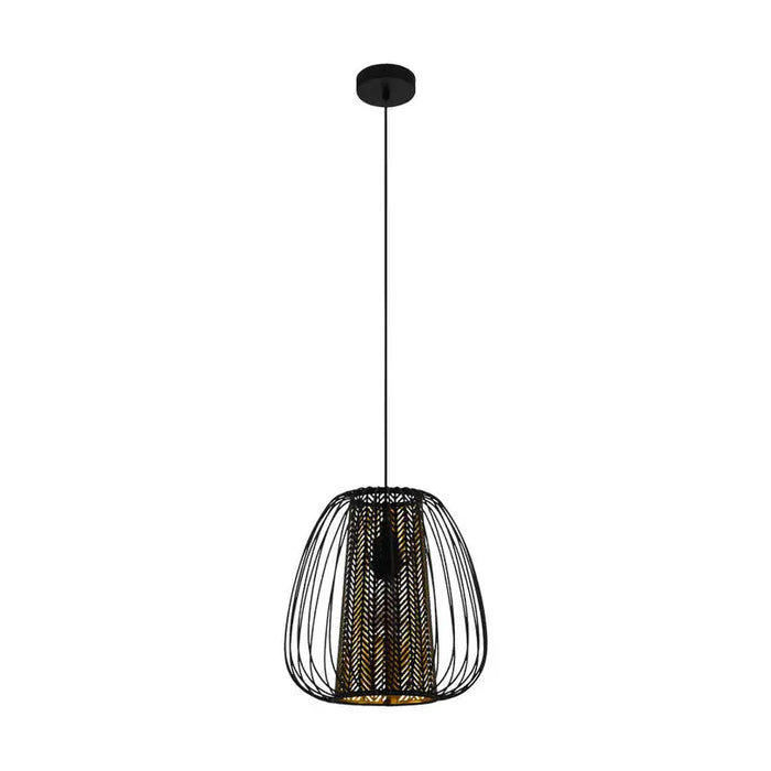 PENDANT E27 BLACK EGLO CURASAO - Пендели<<<Вътрешно осветление<<<Осветление<<<Praktiker&&&Пендели<<<Вътрешно