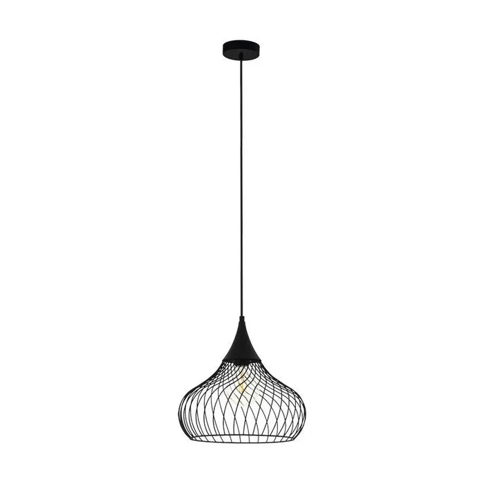 PENDANT E27 BLACK EGLO STAVERTON - Пендели<<<Вътрешно осветление<<<Осветление<<<Praktiker&&&Пендели<<<Вътрешно