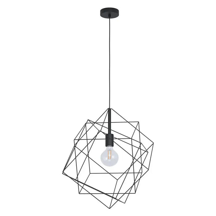 PENDANT E27 BLACK EGLO STRAITON - Пендели<<<Вътрешно осветление<<<Осветление<<<Praktiker&&&Пендели<<<Вътрешно