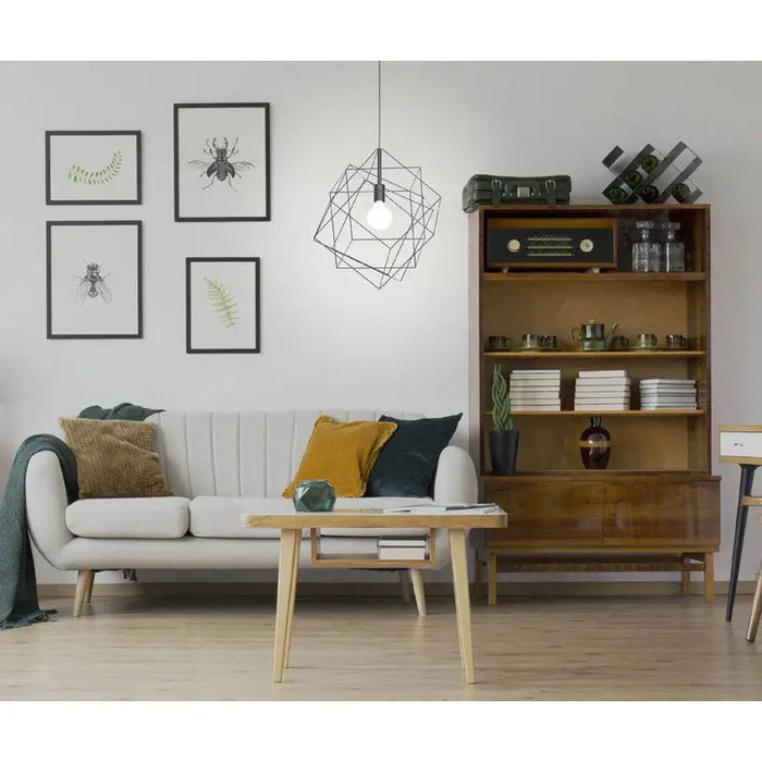 PENDANT E27 BLACK EGLO STRAITON - Пендели<<<Вътрешно осветление<<<Осветление<<<Praktiker&&&Пендели<<<Вътрешно