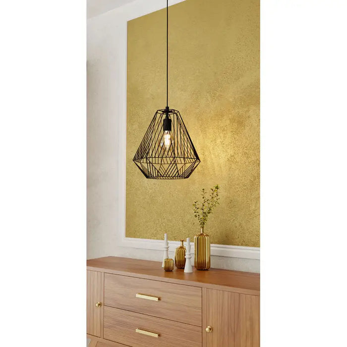 PENDANT E27 BLACK EGLO STYPE - Пендели<<<Вътрешно осветление<<<Осветление<<<Praktiker&&&Пендели<<<Вътрешно