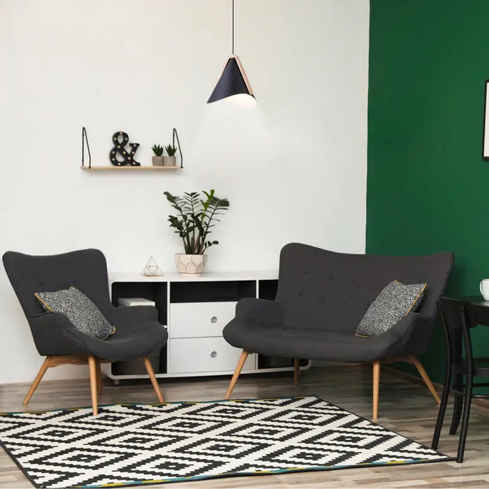 PENDANT E27 BLACK RABALUX NEVA - Пендели<<<Вътрешно осветление<<<Осветление<<<Praktiker&&&Пендели<<<Вътрешно