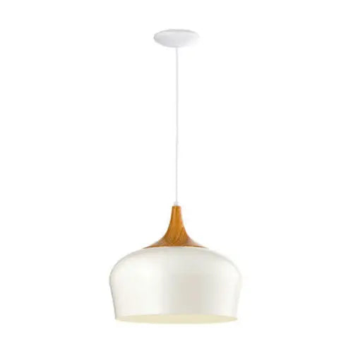PENDANT E27 CREAM/OAK F35CM EGLO OBREGON - Пендели<<<Вътрешно осветление<<<Осветление<<<Praktiker&&&Пендели<<<Вътрешно