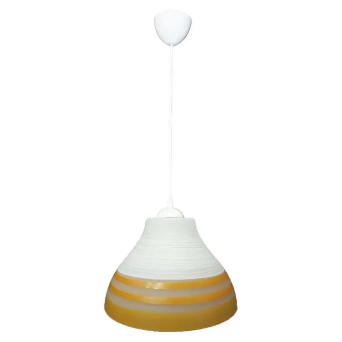 PENDANT E27 F220 WHITE/ORANGE PURALUX - Пендели<<<Вътрешно осветление<<<Осветление<<<Praktiker&&&Пендели<<<Вътрешно