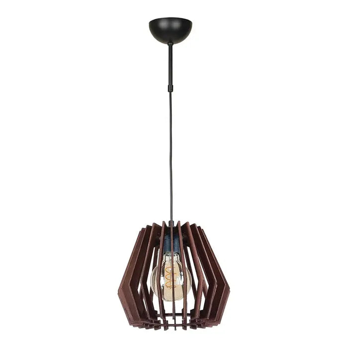 PENDANT E27 F250 ROSEWOOD LIGHTSTYLE ROTUNDA - Пендели<<<Вътрешно