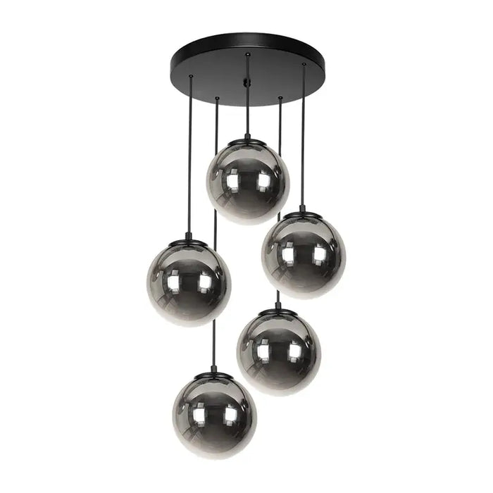 PENDANT E27 F40 BLACK/GRAY LIGHTSTYLE CITY - Пендели<<<Вътрешно