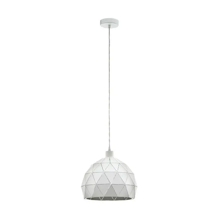 PENDANT E27 WHITE F30CM EGLO ROCCAFORTE - Пендели<<<Вътрешно осветление<<<Осветление<<<Praktiker&&&Пендели<<<Вътрешно