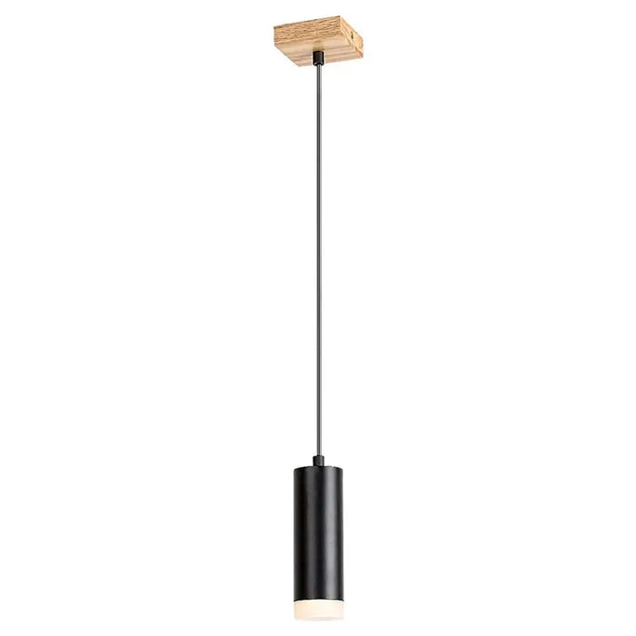 PENDANT GU10 BLACK/WOOD RABALUX TORAS - Пендели<<<Вътрешно осветление<<<Осветление<<<Praktiker&&&Пендели<<<Вътрешно