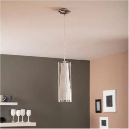 PENDEL 1XE27 WHITE EGLO PINTO - Пендели<<<Вътрешно осветление<<<Осветление<<<Praktiker&&&Пендели<<<Вътрешно