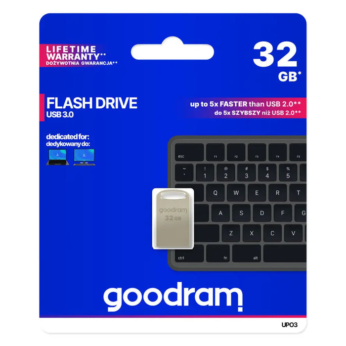 Pendrive GoodRam Executive Grey Silver 32 GB - Компютър Мрежи и компоненти<<<Компютри| Електроника<<<BigBuy&&&USB флаш