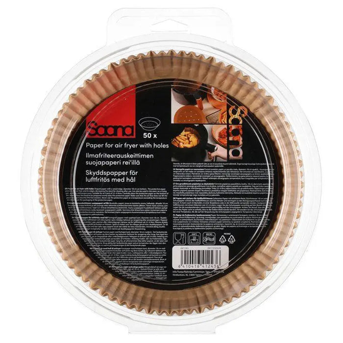 PERFORATED PAPER BASKET FOR AIR FRYER SQUARE 50 PCS SAANA - Съдове за готвене<<<Домашни потреби<<<Кухня<<<Praktiker
