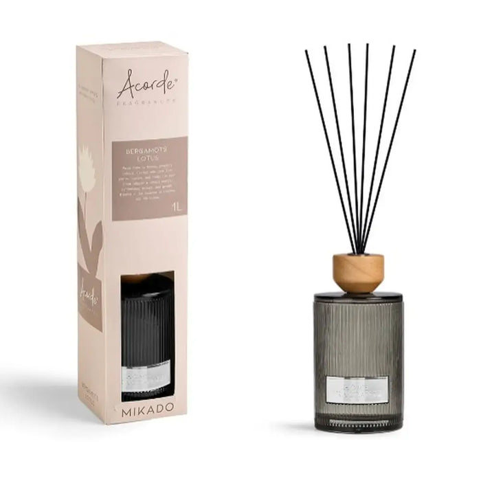 Perfume Sticks Acorde BERGAMOTS LOTUS 1 L (4 Units) - Почистване Прахосмукачки И Гладене<<<Дом