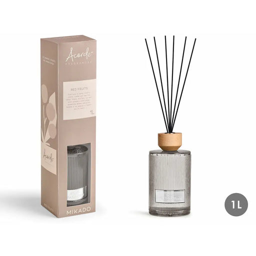 Perfume Sticks Acorde RED FRUITS 1 L (4 Units) - Почистване Прахосмукачки И Гладене<<<Дом