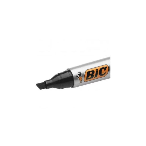 PERMANENT MARKER BEVEL TIP BIC - BLACK - Маркери<<<Канцеларски материали<<<AmperelB2B
