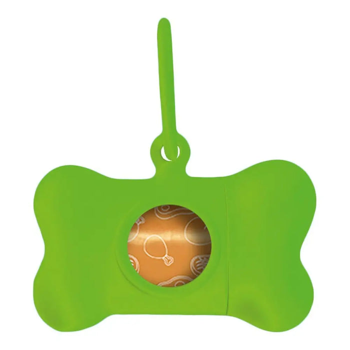 Pet Bag Dispenser United Pets Bon Ton Neon Dog Green (8 x 4,2 x 5 cm) - Домашни Животни<<<Дом