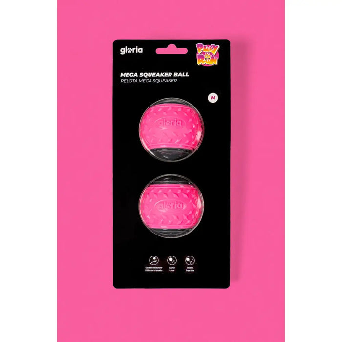 Pet Ball Gloria PLAY AND RUN Pink TPR M 6,35 cm 2 Units - Домашни Животни<<<Дом Градина<<<BigBuy&&&Играчки<<<Домашни
