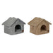 Pet bed DKD Home Decor 40 x 33 x 38 cm 48 x 37 x 40 cm Grey Camel Aluminium 2 Units - Домашни Животни<<<Дом