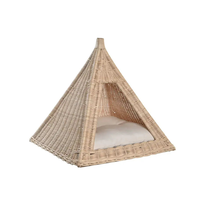 Pet bed DKD Home Decor Natural Rattan 45 x 45 x 45 cm - Домашни Животни<<<Дом Градина<<<BigBuy&&&Къщички и